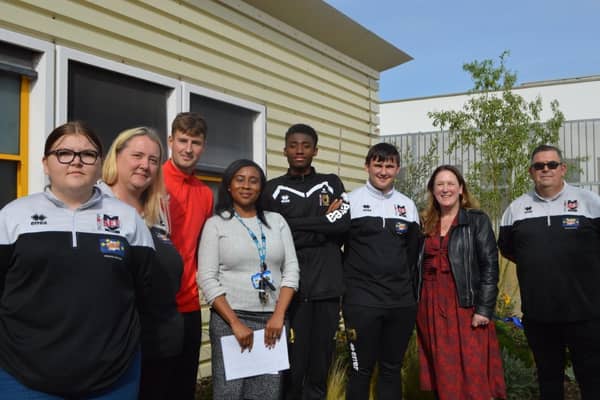 The new sensory garden at the Campbell Centre was officially opened on Monday