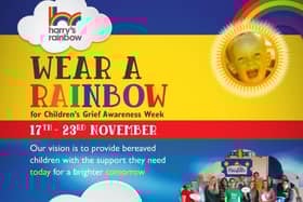 Milton Keynes charity Harry's Rainbow is supporting Children's Grief Awareness Week in November