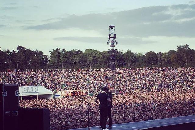 The Foo Fighters appeared at the Bowl in 2015