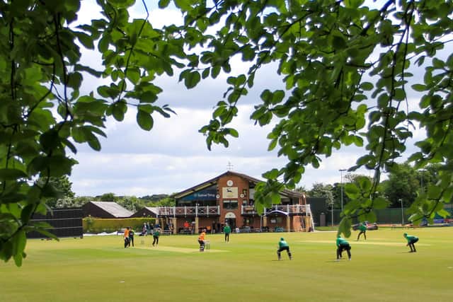 Action at Tring Park Cricket Club (picture: Andy Bone - Sports Shots)