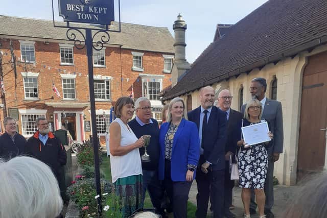 A ceremony was held in Stony Stratford on Saturday
