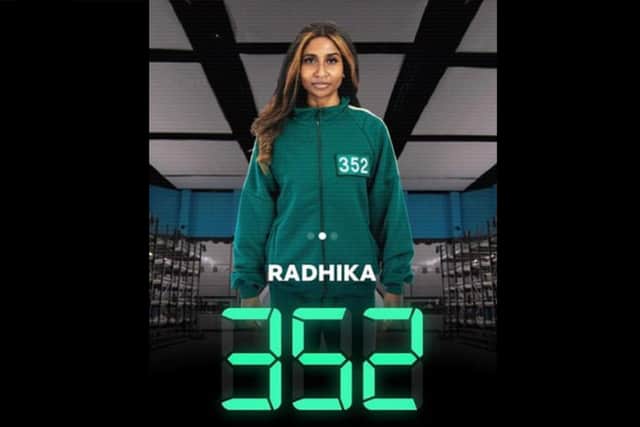 Radhika Srinivasan is taking part in Netflix’s new reality TV show, Squid Game the Challenge. Photo: Radhika Srinivasan