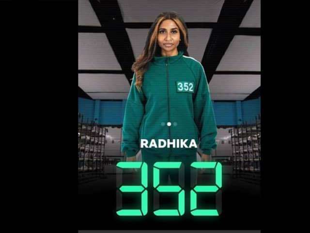 Radhika Srinivasan is taking part in Netflix’s new reality TV show, Squid Game the Challenge. Photo: Radhika Srinivasan
