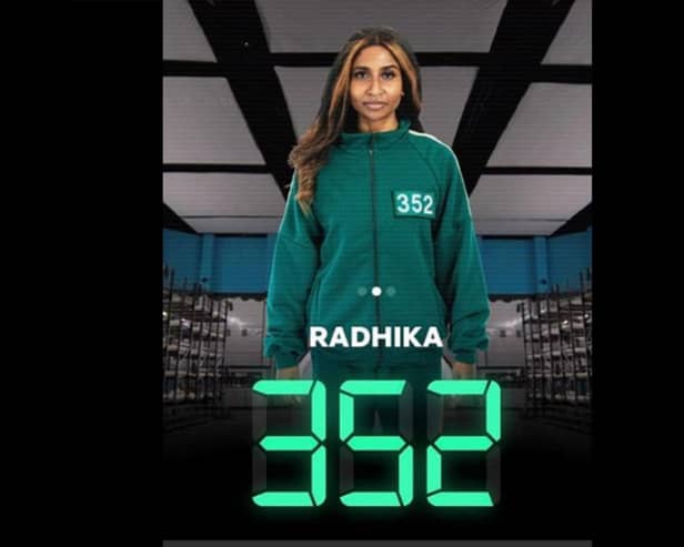 Radhika Srinivasan is taking part in Netflix’s new reality TV show, Squid Game the Challenge. Photo: Radhika Srinivasan