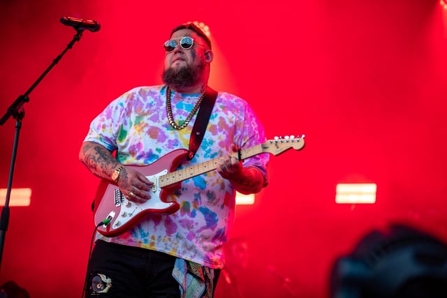 Rag 'n' Bone Man performing at Campbell Park, Milton Keynes, July 16, 2022. Photo by David Jackson.