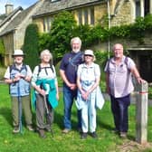 Having walked from Bourton-on-the-Water to the twin villages of Upper and Lower Slaughter, we were ready for a cuppa!