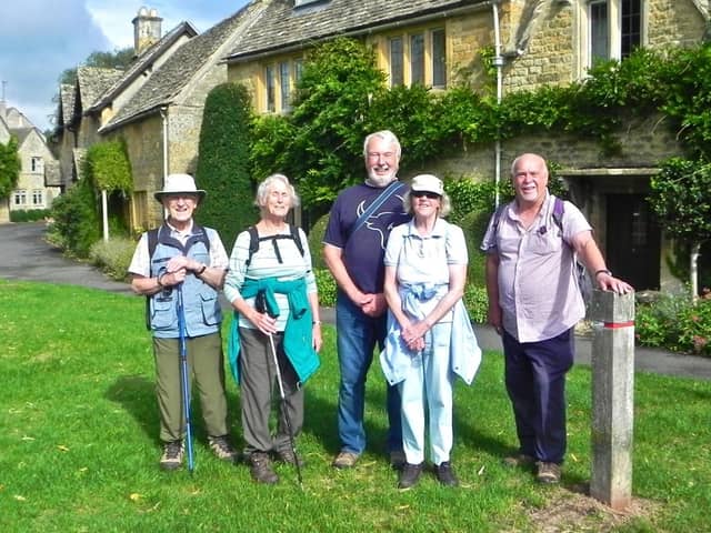 Having walked from Bourton-on-the-Water to the twin villages of Upper and Lower Slaughter, we were ready for a cuppa!