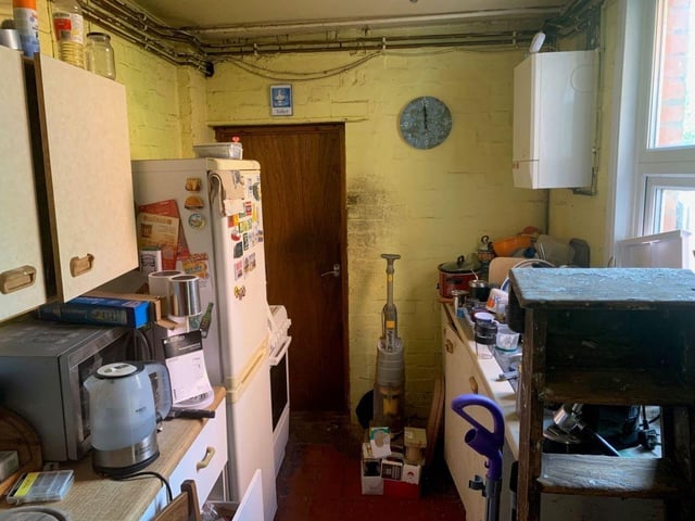 The kitchen needs some work