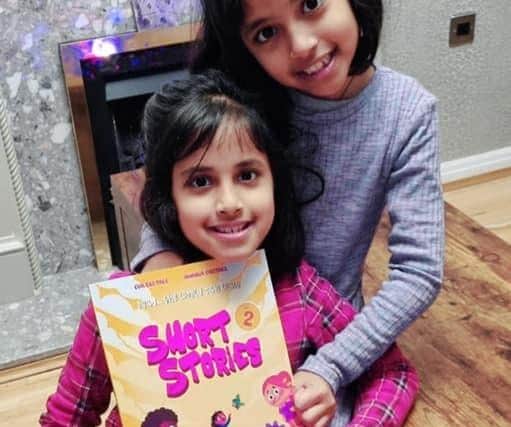 Twins Eva and Amaira are accomplished authors at the age of nine