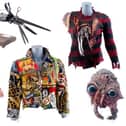 Some of the items which are up for grabs in the Horror Props and Costumes live auction