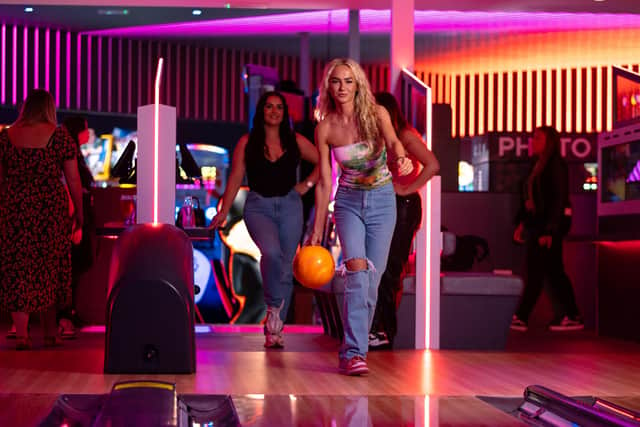 Tenpin opened on Saturday in the former Staples building at Central Milton Keynes