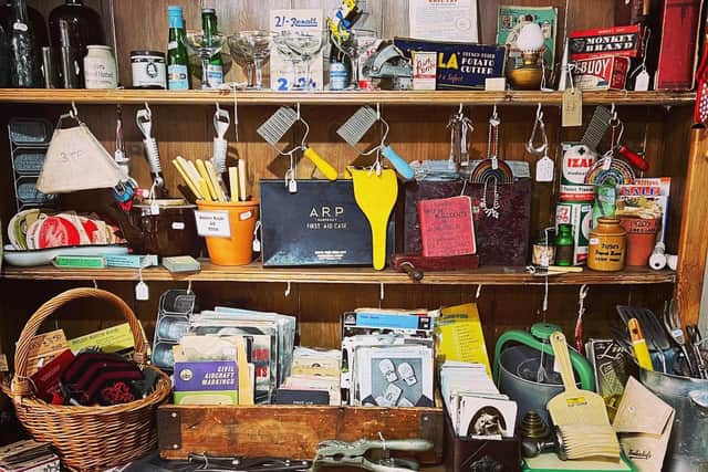 Items frequently appear to jump off the shelves at No 38 Vintage Emporium in Newport Pagnell