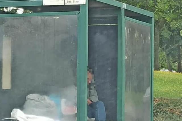 John has lived in bus shelters around Milton Keynes for at least 16 years