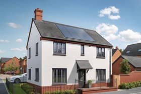 A CGI of a Persimmon home