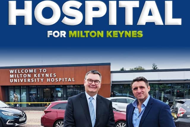 City MPs Ben Everitt and Iain Stewart have pushed for the new hospital in MK