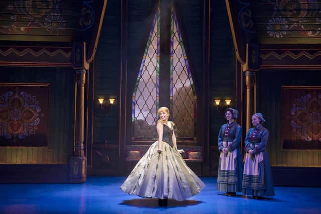 A huge star in the making: Laura Dawkes is in her first West End role as Anna (photo: Johan Persson)