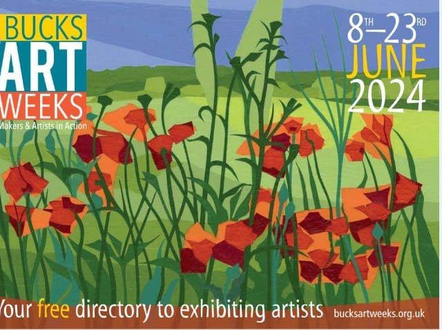 You can plan your visit with the free catalogue or at bucksartweeks.org.uk