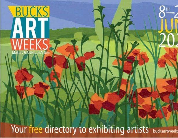 You can plan your visit with the free catalogue or at bucksartweeks.org.uk