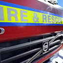 Two people were treated for smoke inhalation after a blaze at a property in Milton Keynes last night