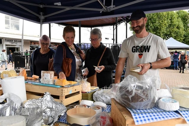 Bletchley Food and Craft Market offered a variety of foodie specialities and crafts