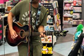 Playing Live at MK HMV earlier this year