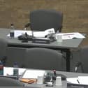 All nine Reform councillors walked out of Milton Keynes City Council’s Full Council meeting during a recorded vote on an amendment to their own parking motion.  Photo: Milton Keynes Liberal Democrat