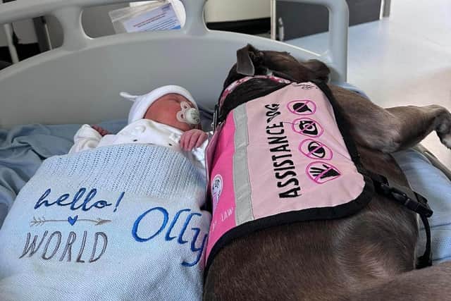 Belle never stopped her midwife duties at the hospital
