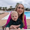 Natalie Wrightson with son Harry