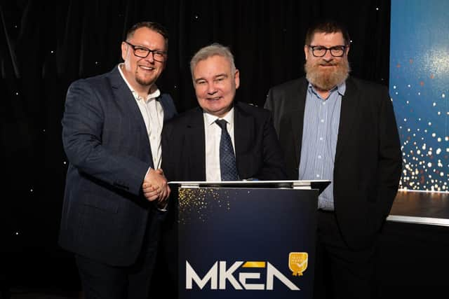 Host Eamonn Holmes greeted easipc Directors Russell Smith and Jezz Botterill.