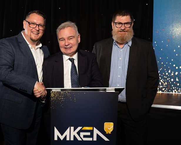 Host Eamonn Holmes greeted easipc Directors Russell Smith and Jezz Botterill.