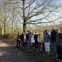 Tattenhoe Residents at the site of the new tip