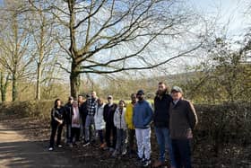 Tattenhoe Residents at the site of the new tip