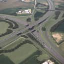 An artistic impression of the new look A1 Black Cat roundabout