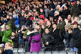 Thousands attended the Boxing Day fixture
