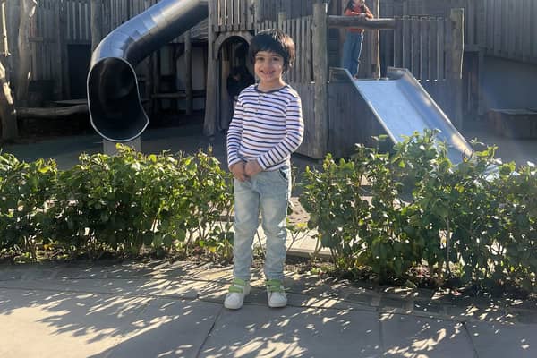 Waleed Ahmad is only four years old but is planning to raise £1000 for charity