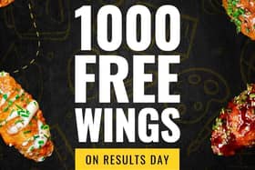 Wing Kingz is giving away 1,000 FREE wings on results day
