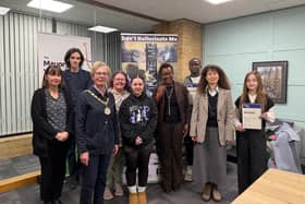 Students, parents, Mayor and CEO of FAMK
