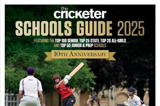 The Cricketer's Schools Guide 2025 is available at https://shop.thecricketer.com/product/schools-guide-2025