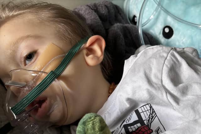 Ethan needs hospital grade equipment at home to stay alive