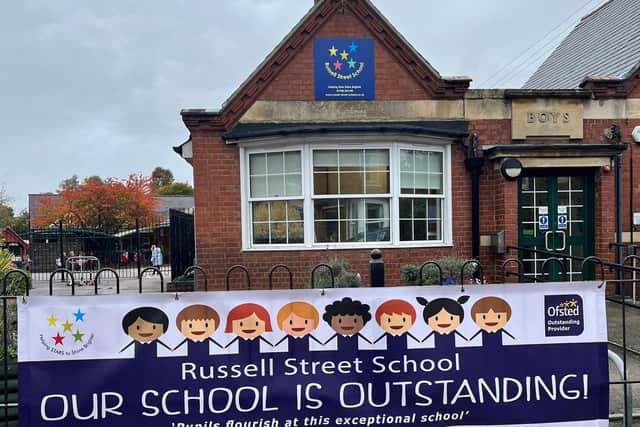 Russell Street School, in Stony Stratford, was rated Outstanding in every category