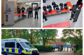 Police visited Shenley Brook End School this morning as part of the Operation Detect scheme