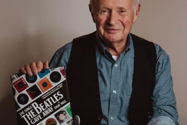 Colin Hall with his book, which inspired the show (photo: Harry Livingstone)