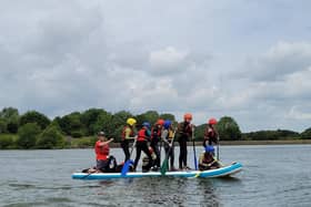 Paddle boarding in Milton Keynes