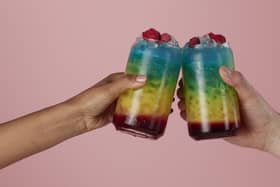 The Bar + Block rainbow cocktail is to celebrate Pride month in MK