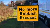 National Highways have put up new signs to deter drivers from throwing litter out of their cars