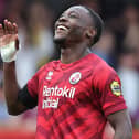 Rushian Hepburn-Murphy celebrates scoring for Crawley Town against Northampton Town in April (Picture: Pete Norton/Getty Images)