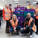 Students donated and distributed food to feed hungry families in MK