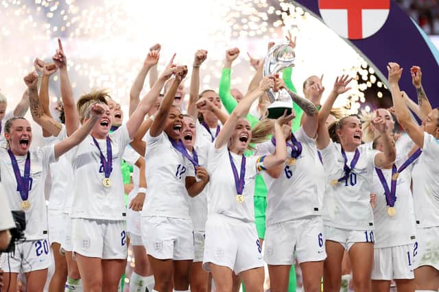 England were victorious at Wembley  (Photo by Naomi Baker/Getty Images)