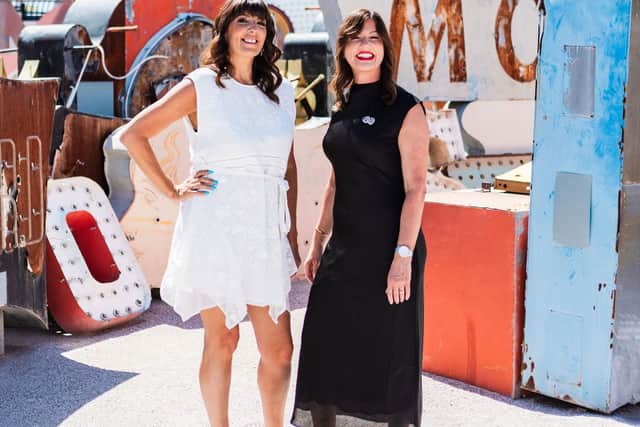 Co-founders Lisa Johnson (L) and Karen Paylor (R )