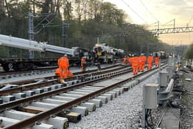 Engineers laid stretches of new track at Watford over Easter — and will be back for more over the bank holiday weekend, closing lines to London